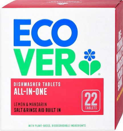 ECOver tablety do myčky All in One 22ks | Čistící a mycí prostředky - Příp. do myček na nádobí - Mycí prostředky